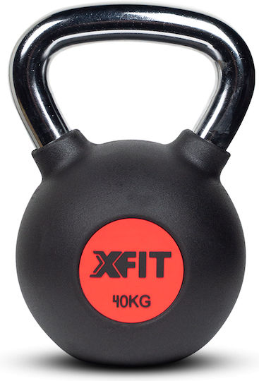 X-FIT 35655 Kettlebell от Гума 40кг Черен