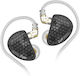 KZ Ακουστικά Ψείρες Earbuds AS16 Pro Μαύρα