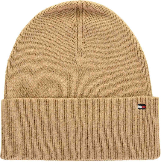 Knitted Beanie Cap Beige