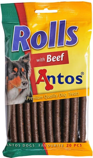Antos Rolls Λιχουδιές Εκπαίδευσης σε Stick Σκύλου με Βοδινό 20τμχ