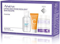 Avon Anew Platinum Lifted & More Resilient Skin Regime Σετ Περιποίησης Ταξιδίου με Κρέμα Προσώπου και Serum , Ιδανικό για 50+