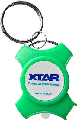 XTAR Rechargeable Keychain Flashlight LED with Maximum Brightness 5lm X-craft Green Green