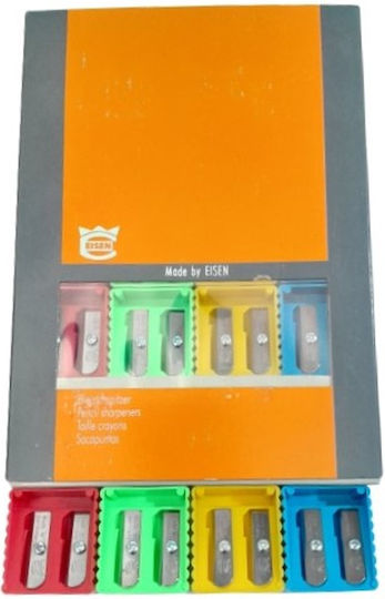 Justnote 4007593107013 Kunststoff Doppelt Anspitzer (Μiverse Farben) 1Stück