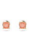 Swarovski Stilla Cushion Earrings Gold Plated with Stones