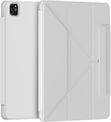 Baseus Safattach Flip Cover Δερματίνης Λευκό (iPad Pro 2018 11" / iPad Pro 2020 11" / iPad Pro 2021 11")