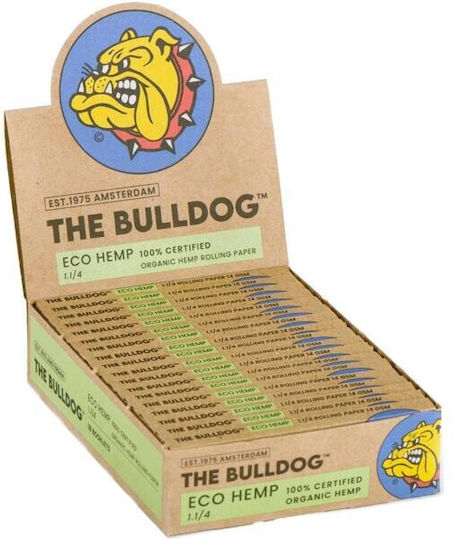 The Bulldog Amsterdam Χαρτάκια Στριφτού Τσιγάρου 1+1/4 50 φύλλα 18τμχ