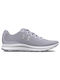 Under Armour Charged Impulse 3 Γυναικεία Αθλητικά Παπούτσια Running Mod Gray / Pace Pink
