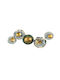 Homeplus Wanddekoration Geometrisches Element Petrol aus Metall 100x8x50cm