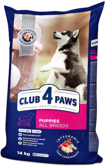 Club 4 Paws Puppies All Breed 14kg Trockenfutter für Welpen mit Huhn
