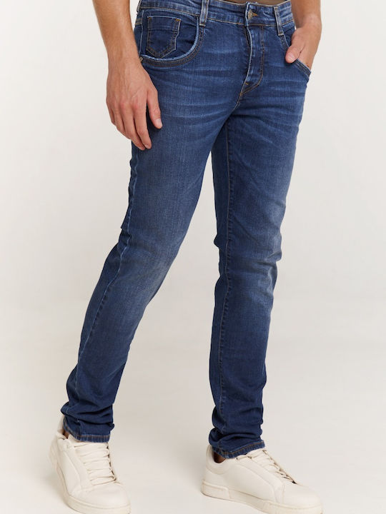 Edward Jeans Theory-W22 Pantaloni de blugi pentru bărbați Medium Blue Denim