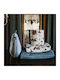 La Millou Blanket Cot Prince Velvet Light Blue 110x140cm