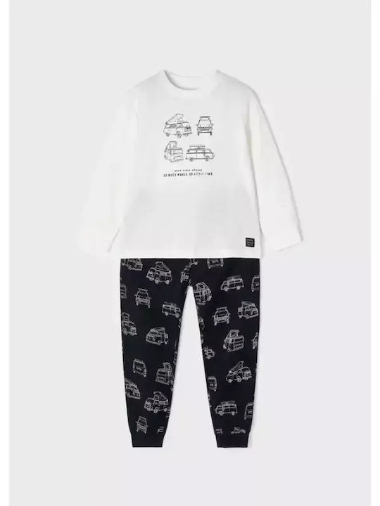 Mayoral Kids' Pajamas Winter Cotton Black