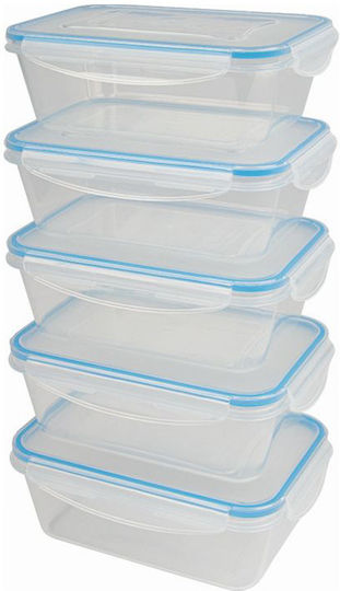 CLASSBACH C-FHD 4007 K Transparent Lunch Boxes 5 Pieces