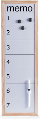 Magnetic Hanging Dry Erase Board 60x20cm