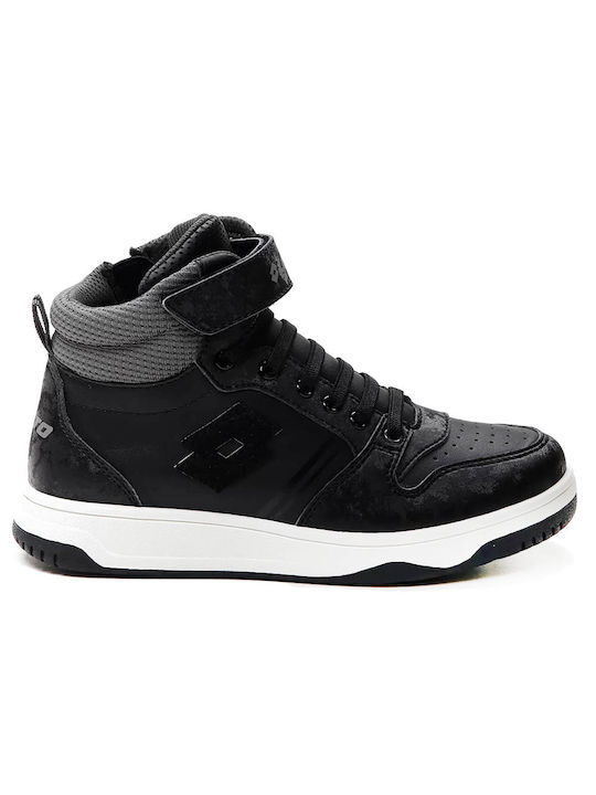 Lotto Παιδικά Sneakers High Rocket Amf για Αγόρι Μαύρα