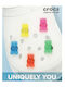 Crocs Jibbitz Charms Candy Bear Πολύχρωμα 5τμχ