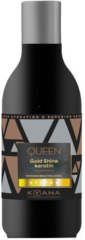 Kyana Queen Gold Shine Treatment Hair Mask for Anti-Frizz with Keratin 250ml