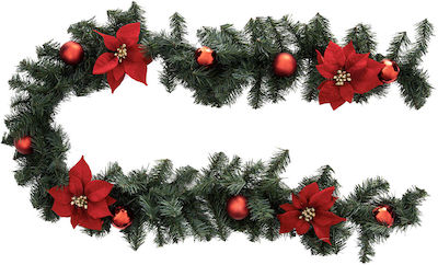 Spitishop Weihnachtliche Girlande Plastik Grün 200x20cm 1Stück