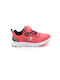 Kids Sports Shoes Running with Hoop & Loop Closure Pink