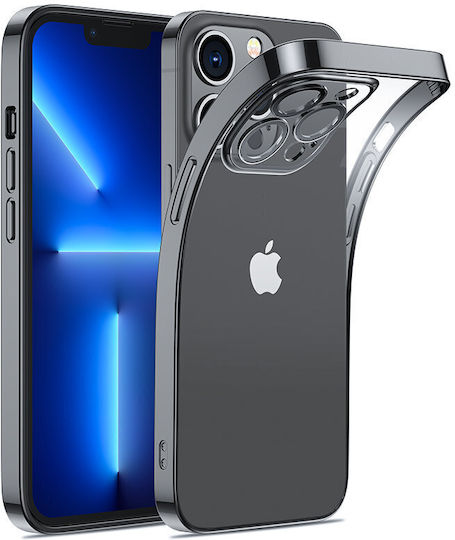 Joyroom 14Q Umschlag Rückseite Metallisch Schwarz (iPhone 14 Plus)
