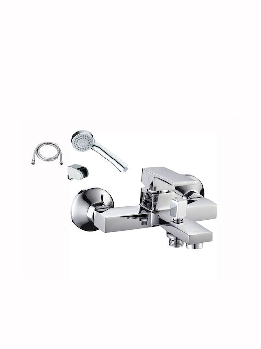 Bormann Lite BTW3390 Mixing Bathtub Shower Faucet Silver