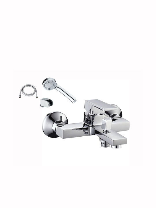 Bormann Elite BTW3390 Mixing Bathtub Shower Faucet Silver