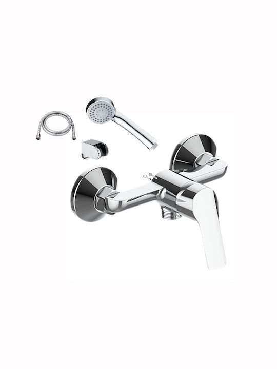 Bormann Lite BTW3370 Mixing Bathtub Shower Faucet Silver
