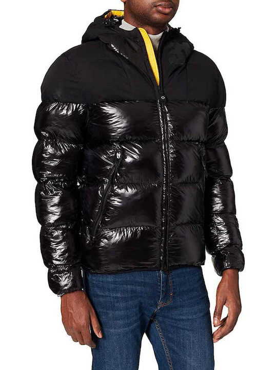 Replay Men's Winter Puffer Jacket Black