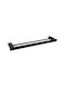 Sparke Mindy 12 Double Wall-Mounted Bathroom Rail ​60x2.6cm Inox Black SR-06.19.056.02