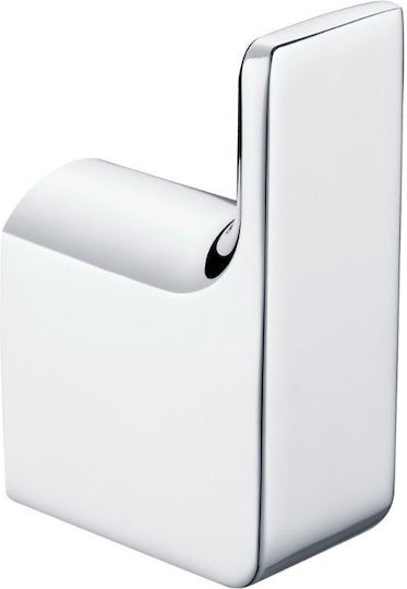 Sparke Palmia 05 Single Wall-Mounted Bathroom Hook ​1.9x5.3cm Silver