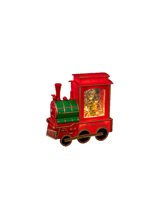 Iluminată De Crăciun Plastică Figurină Înălțime 22cm.
