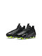Zoom Vapor 15 Academy Kids Molded Soccer Shoes with Sock without Laces Black