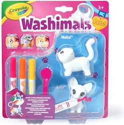 Crayola Ζωγραφική Washimals Γατάκι & Σκυλάκι