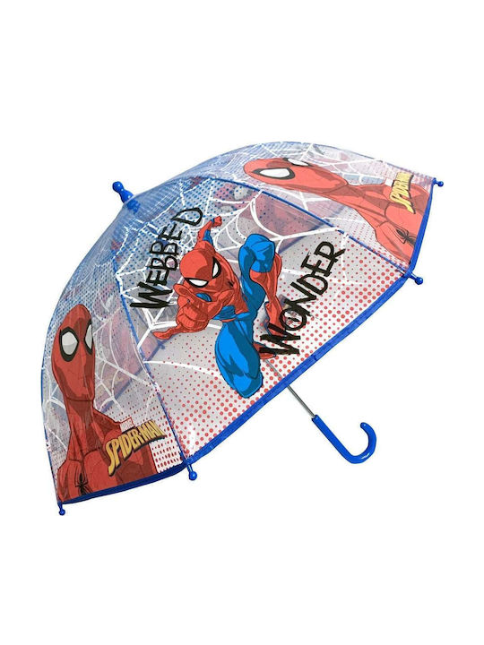 Chanos Kids Umbrella Curved Handle Transparent 45cm Chanos Kids Umbrella Curved Handle Transparent 45cm