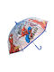 Chanos Kids Curved Handle Umbrella with Diameter 45cm Transparent