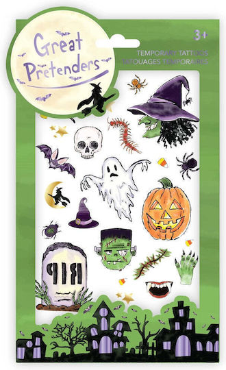 Great Pretenders Halloween Kids Tattoos