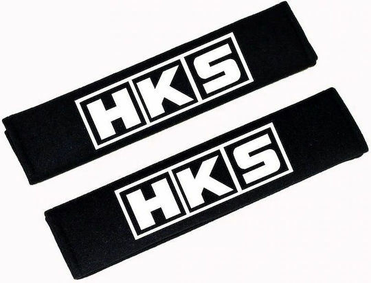 Μαξιλαράκια Ζώνης Αυτοκινήτου Hks Μαύρα 2τμχ