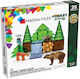 Magna-Tiles Magnetic Construction Toy Forest Animals Kid 3++ years