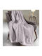 Three-Seater Sofa Fur Throw 170x300 + Fur Decorative Pillowcase Guy Laroche Crusty Melange 170x300