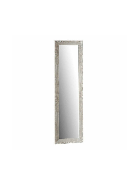 GiftDecor Καθρέπτης Τοίχου Ολόσωμος με Λευκό Πλαίσιο 135.5x45.5cm