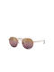 Ray Ban Sunglasses with Rose Gold Metal Frame and Red Lens RB3565 9202/G9