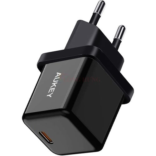 Aukey Φορτιστής Χωρίς Καλώδιο με Θύρα USB-C 20W Power Delivery Μαύρος (PA-F5)