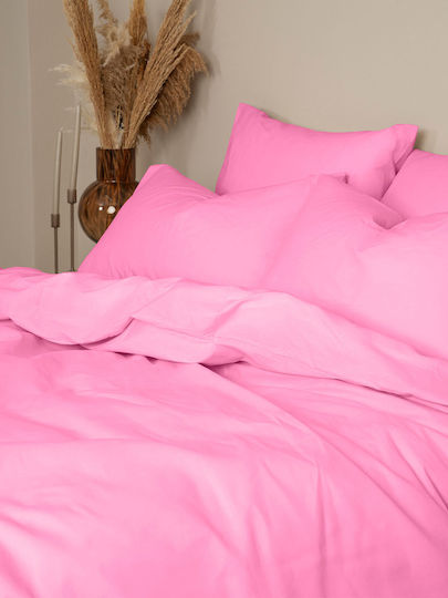Sunshine Cotton Feelings Σεντόνι Μονό 165x270εκ. Φούξια