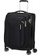 Samsonite Respark Cabin Fabric Black Suitcase With 4 Wheels Height 55cm