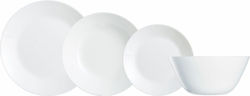 Arcopal Zelie Σερβίτσιο Πιάτων από Πορσελάνη Λευκό 19τμχ