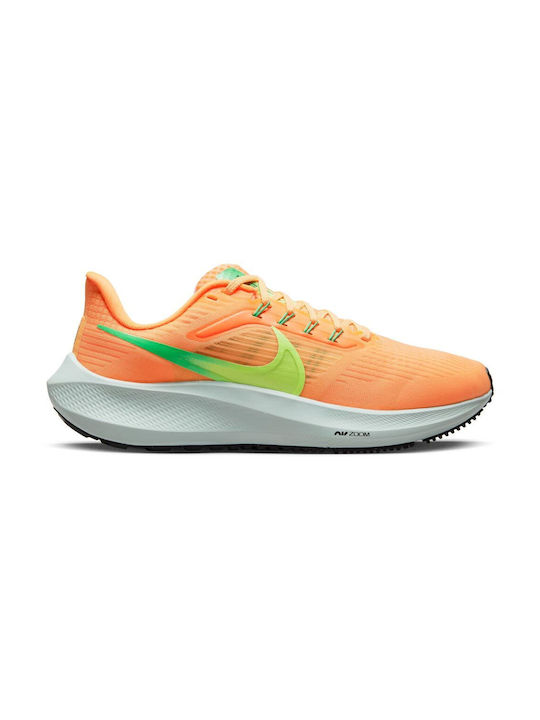 Air Zoom Pegasus 39 Sport Shoes Running Peach Cream / Total Orange / Green Shock / Ghost Green