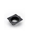 Adeleq Square Metallic Frame for Spot GU10 Black 8.6x8.6cm. 1pcs