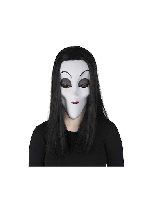 Αποκριάτικη Μάσκα Προσώπου Addams Family Morticia
