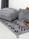 Palamaiki Ridel Χαλί Ορθογώνιο Grey 60x140cm