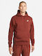 Club Sweatshirt mit Kapuze Oxen Braun